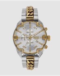 Diesel - Spiked Two Tone Chronograph Watch