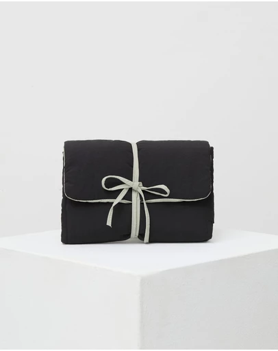 Phile - Plush Change Mat Wrap - Licorice Black