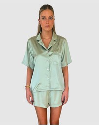 SILK MAGNOLIA - Silk Satin Pyjamas