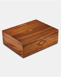 Wolf - Wolf Ballet Musical Jewellery Box - Swan Lake Walnut Wood