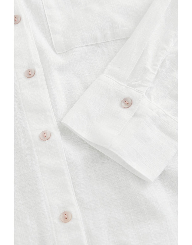 NEXT - Long Sleeve Shirt With Linen