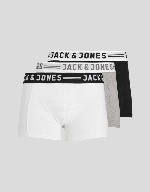 Jack & Jones - Sense Cotton Trunks 3 Pack