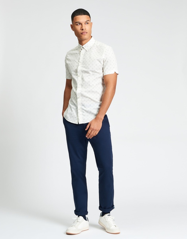 Ben Sherman - Scattered Geo Print Short Sleeve Shirt