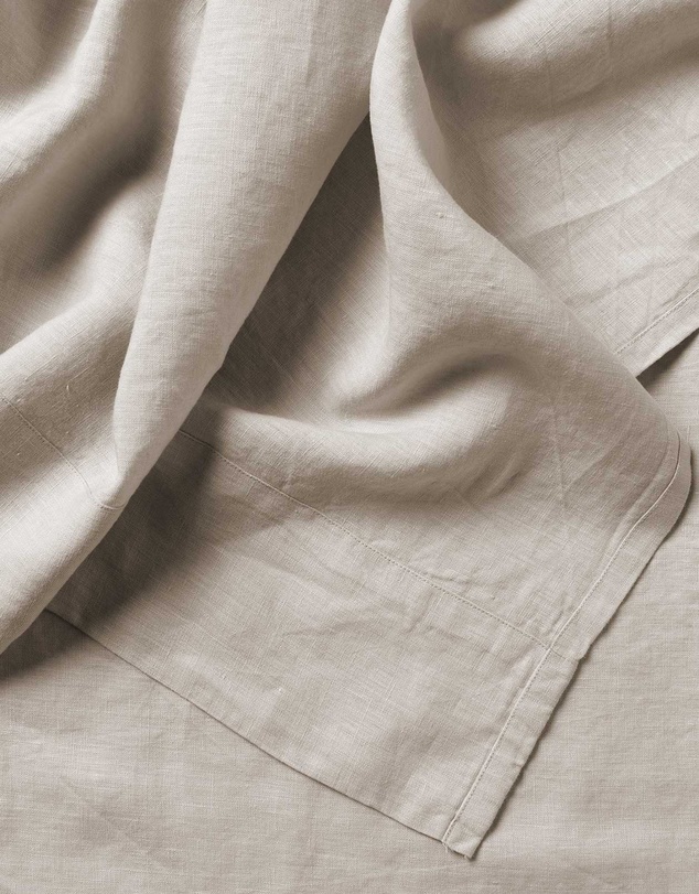 Aura Home - Emile Linen Fitted Sheet