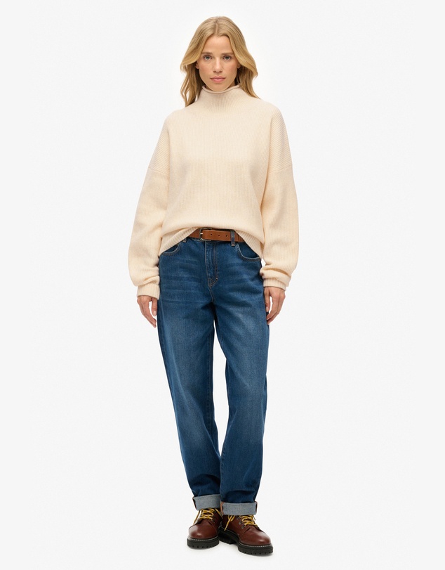 Superdry - Slouchy Mock Neck Jumper
