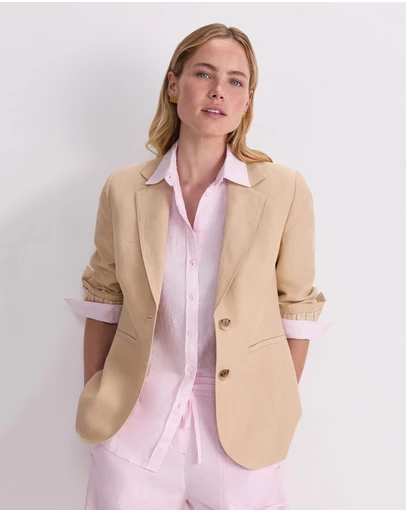 Sportscraft - Sloane Textured Linen Blazer