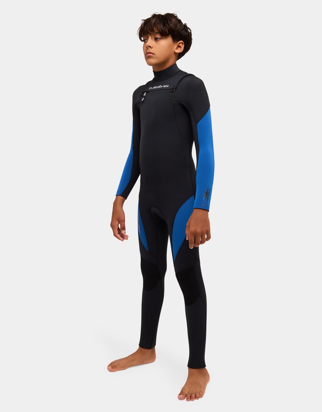 Quiksilver - Boys 8 to 16 4/3 Mercury Chest Zip Wetsuit