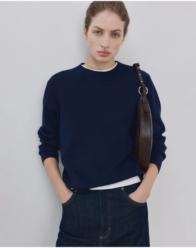 M.N.G - Round-Neck Knitted Sweater
