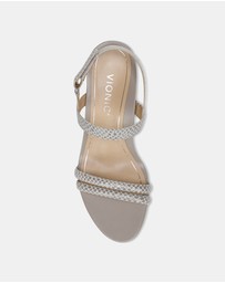 Vionic - Emmy Wedge Sandal - Aluminium Lizard