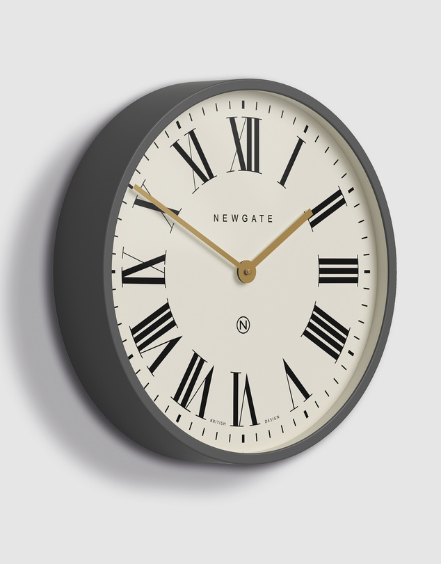 Newgate - Newgate Mr Butler Wall Clock Moonstone Grey