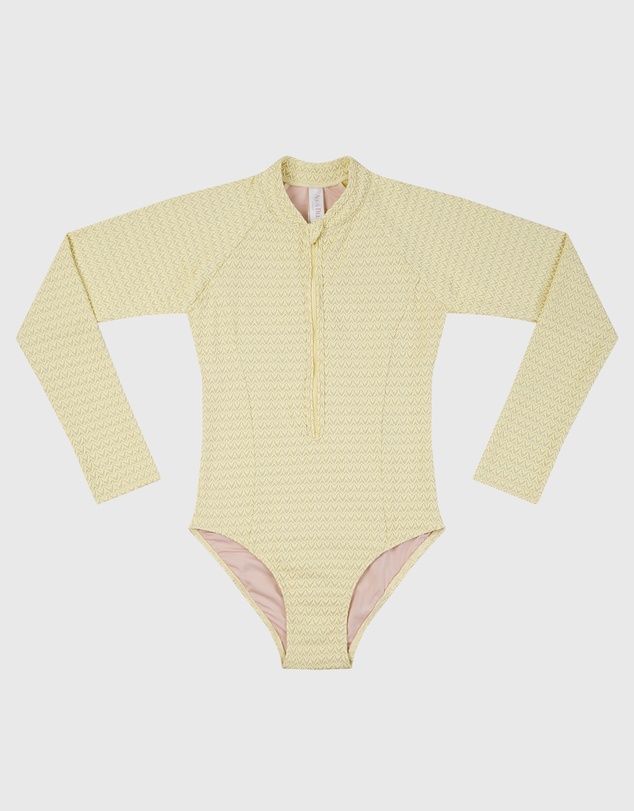 Aqua Blu Kids - Stepping Stones Long Sleeve One Piece - Teens