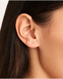 By Charlotte - Sterling Silver Love B Earring