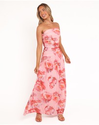 Petal & Pup - Calypso Maxi Dress - Pink Peony