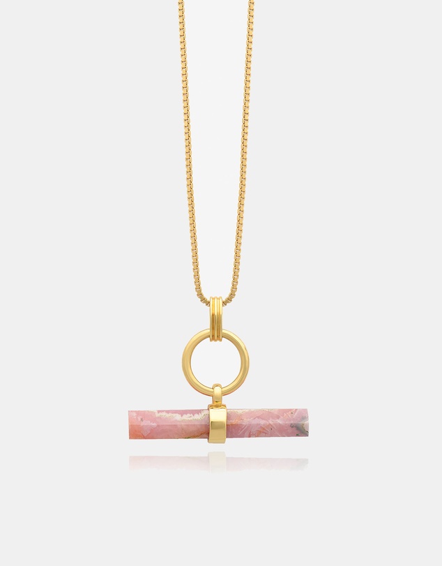 Rachel Jackson - T-Bar Rose Necklace