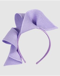 Max Alexander - Large Wavy Lilac Racing Fascinator