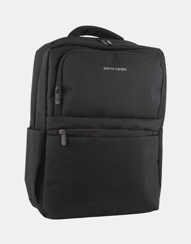 Pierre Cardin - Pierre Cardin Nylon Travel & Business Backpack with Built-in USB Port