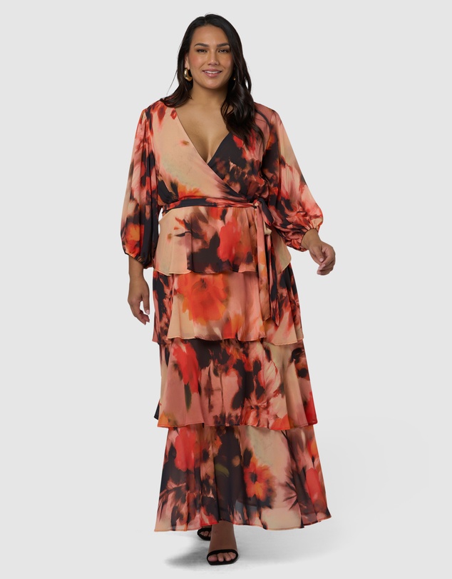 Pink Dusk by Curve Project - Temptress Maxi Dress