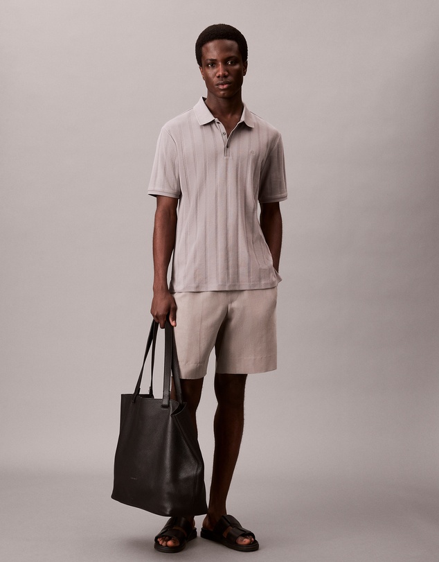 Calvin Klein - Variegated Rib Classic Polo Shirt