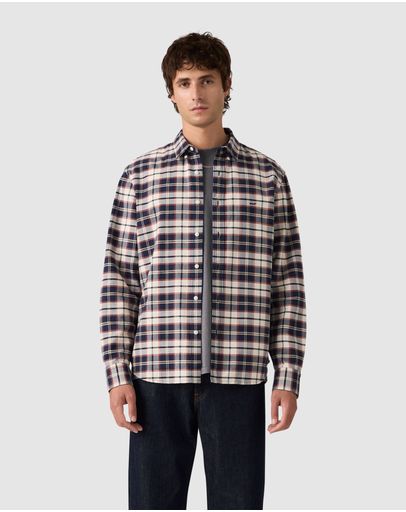 Atila Plaid Dress Blues