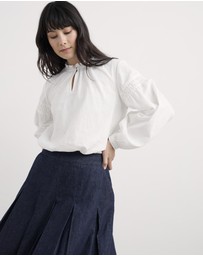 Seasalt - Seasalt Cornwall White Gwel Long Sleeve Top