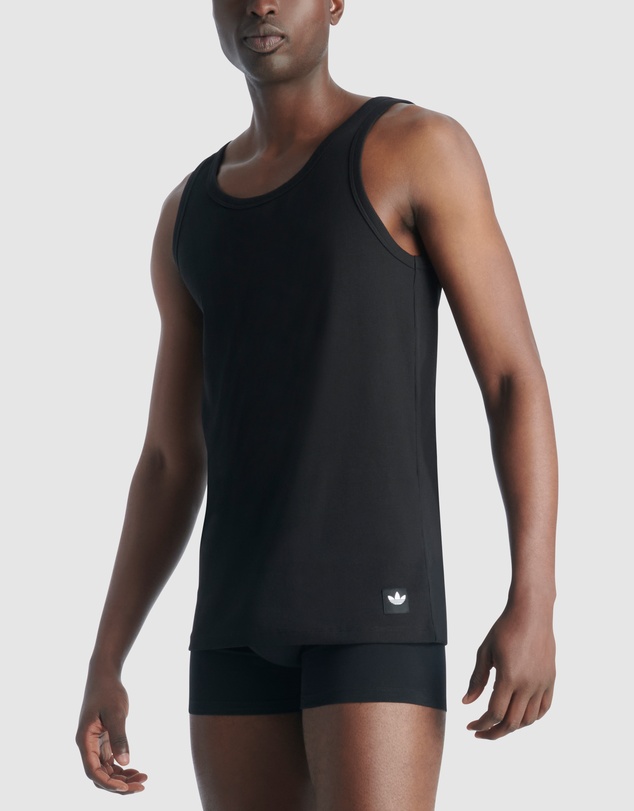 adidas Originals - 2 Pack Comfort Rib Cotton Tank Top