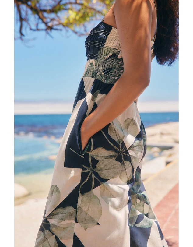 NEXT - Shirred Bandeau Jumpsuit