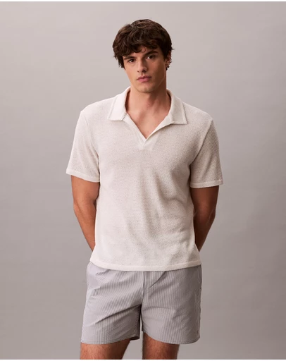 Calvin Klein - Icon Seersucker Swim Shorts
