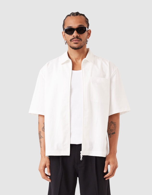 Zanerobe - Boxy SS Overshirt 2.0 Vintage White