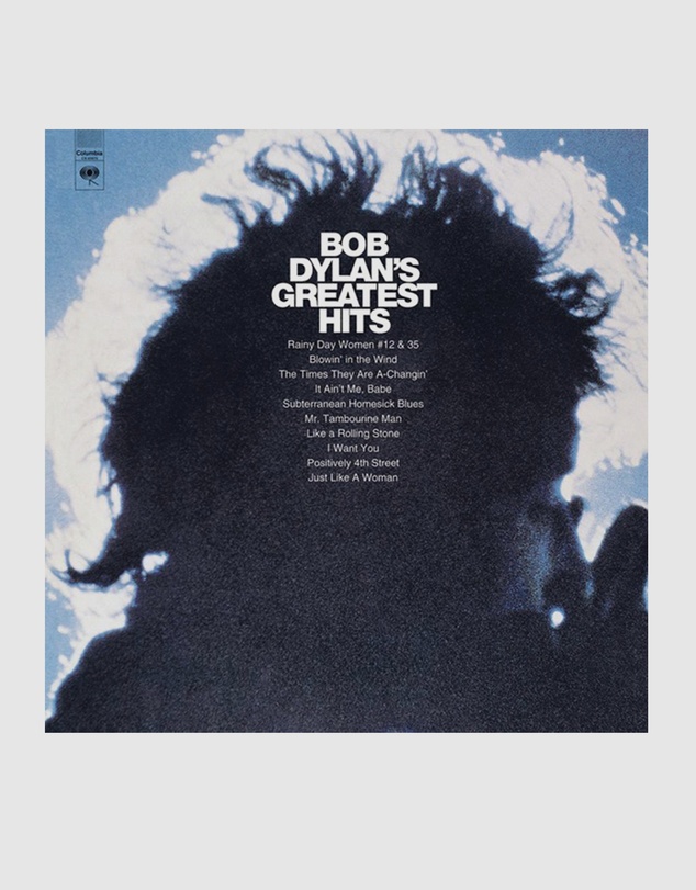 Sony Music - Bob Dylan Greatest Hits Vinyl Album & Crosley Record Storage Display Stand