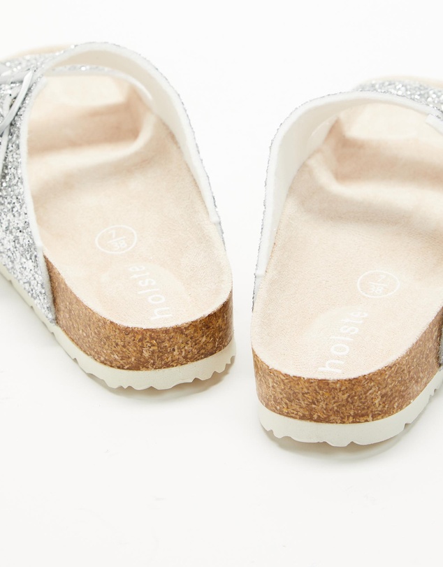 Holster - Farah Glitter Slide - Silver - Women's