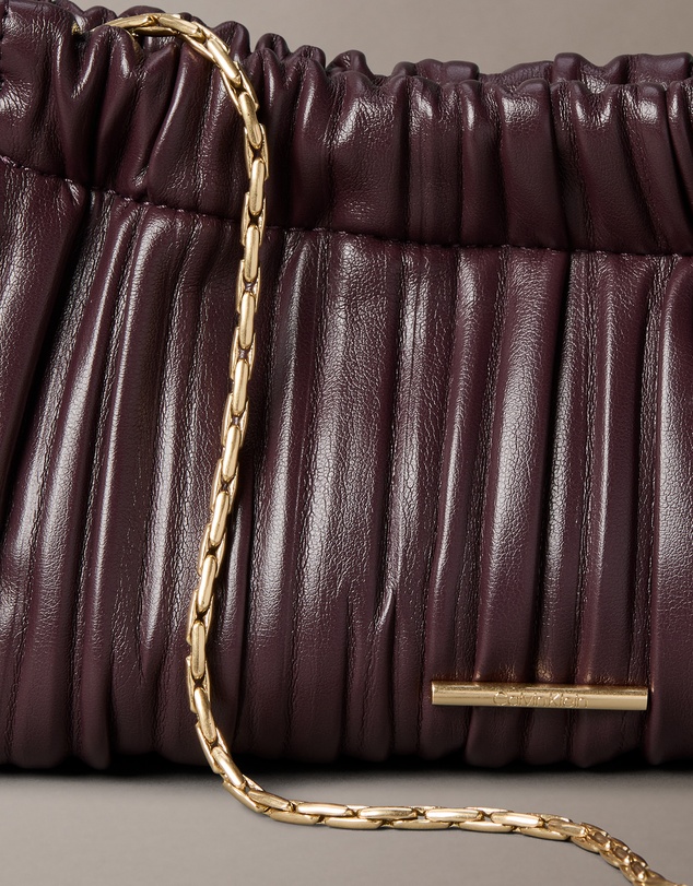 Calvin Klein - Mini Plissé Chain Crossbody Bag