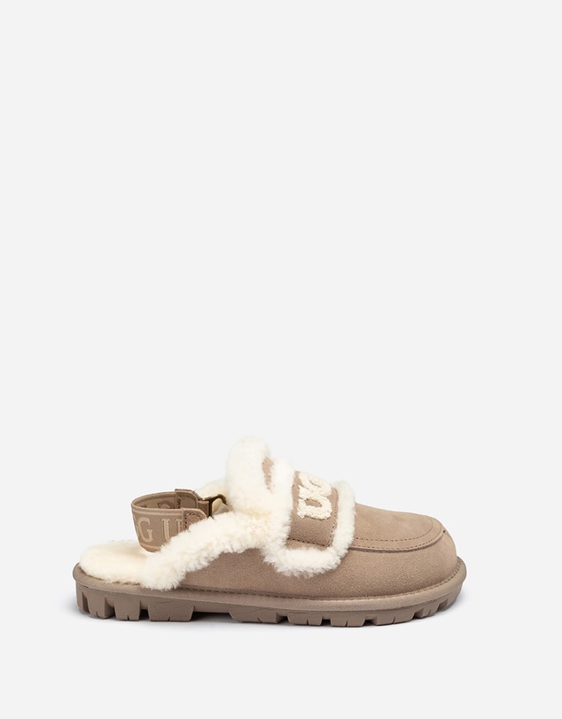 Ozwear Connection Uggs - Ugg Violet Shearling Slipper (Elastic Logo) (Detachable Feature)