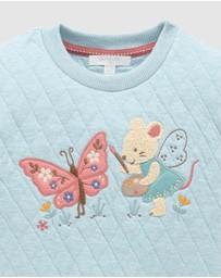 Purebaby - Butterfly Quilted Windcheater -Kids-Babies