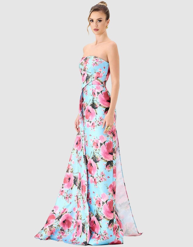 Bariano - Zia Dramatic Sash Gown