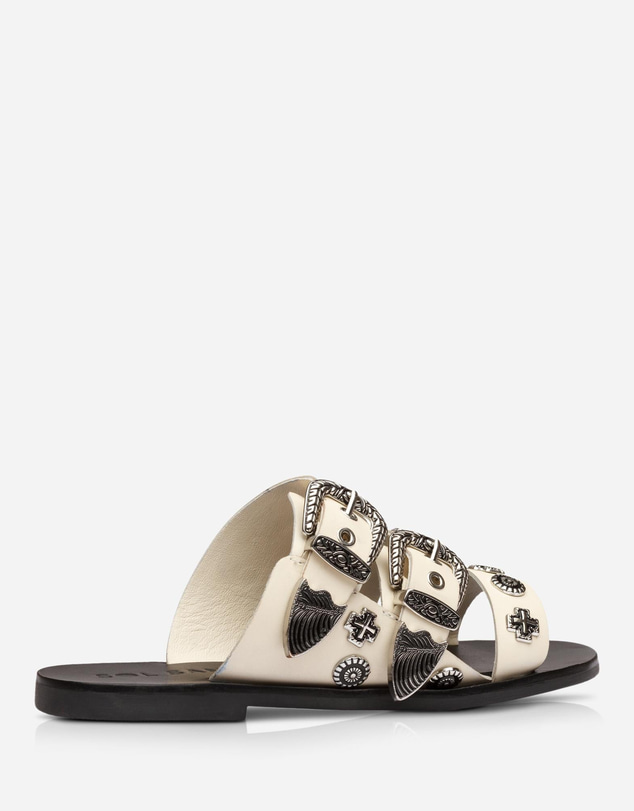 Sol Sana - Eastwood Slide Off White/Silver