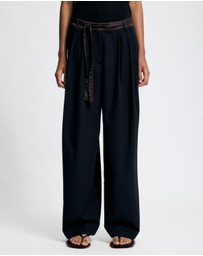 Lover - Sienna Contrast Satin Tailored Pants