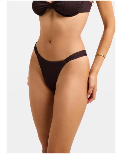 Subtitled - Rib Thick Band Bikini Bottom
