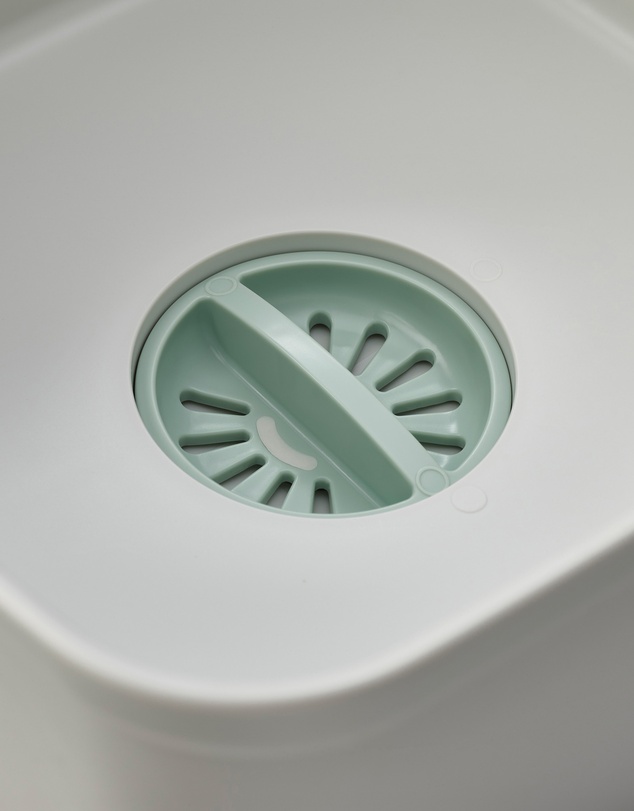 Joseph Joseph - Wash&Drain™ Washing-up Bowl (Light Stone/Sage)