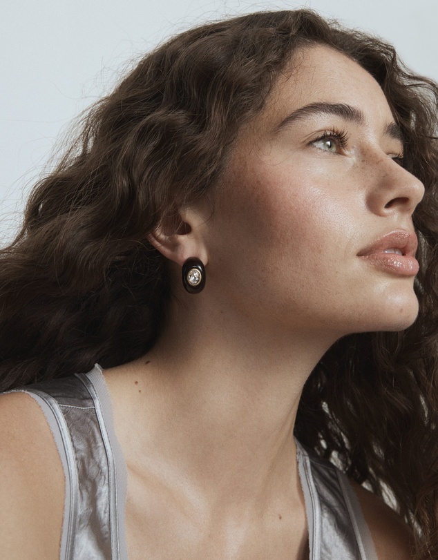 MIMCO - Destined Resin Hoop Earrings