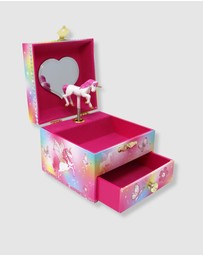 Pink Poppy - Dreamland Unicorn Small Musical Jewellery Box