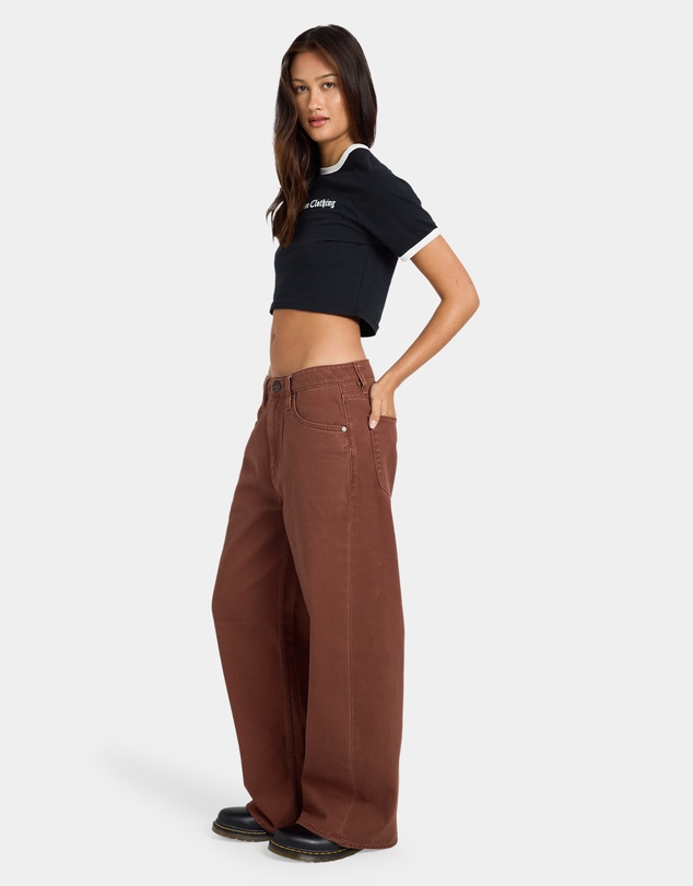Volcom - Womens Beeggy Denim Jeans