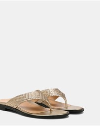 Vionic - Agave Toe Post Sandal - Gold