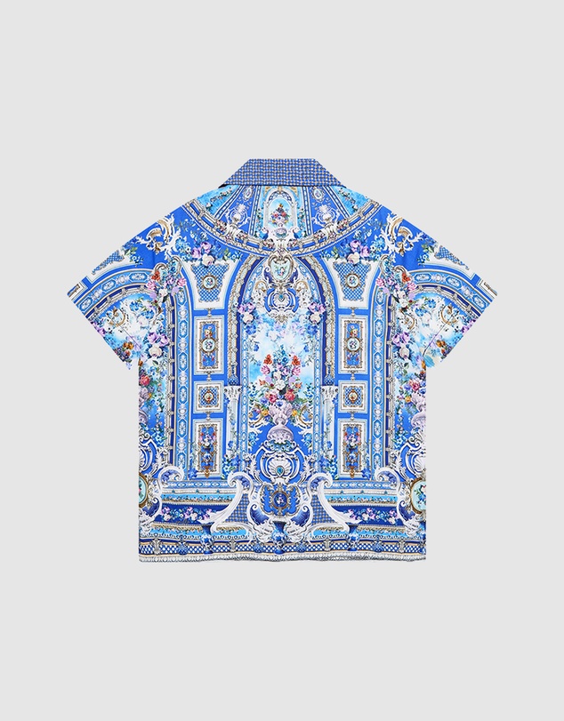 Camilla - SS Camp Collared Shirt - Kids-Teens