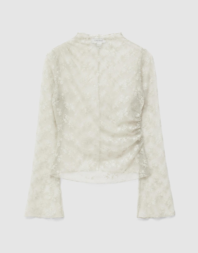 & Other Stories - Long-Sleeve Lace Top