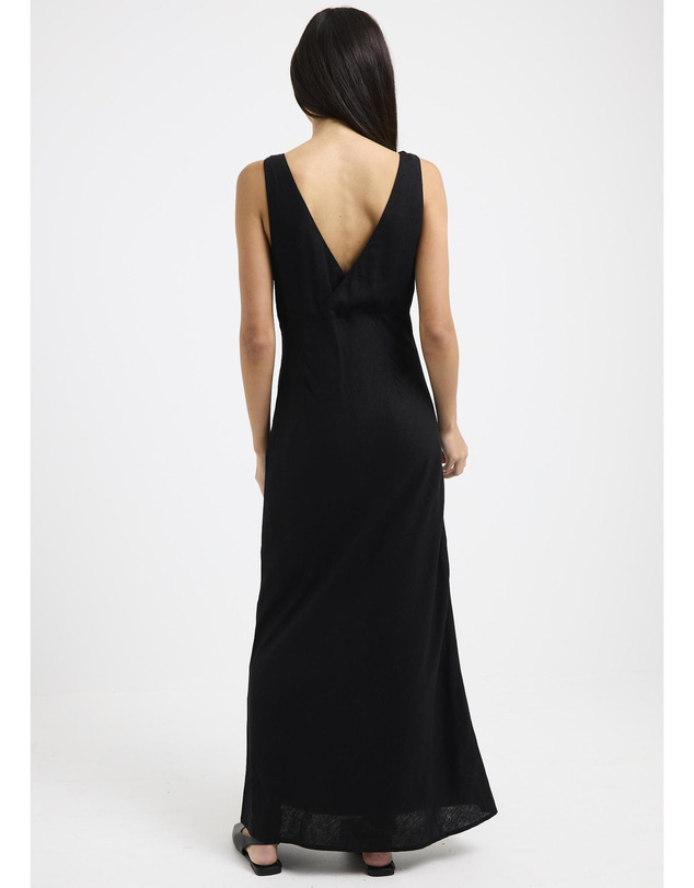 Subtitled - Kaia V Neck Midi Dress