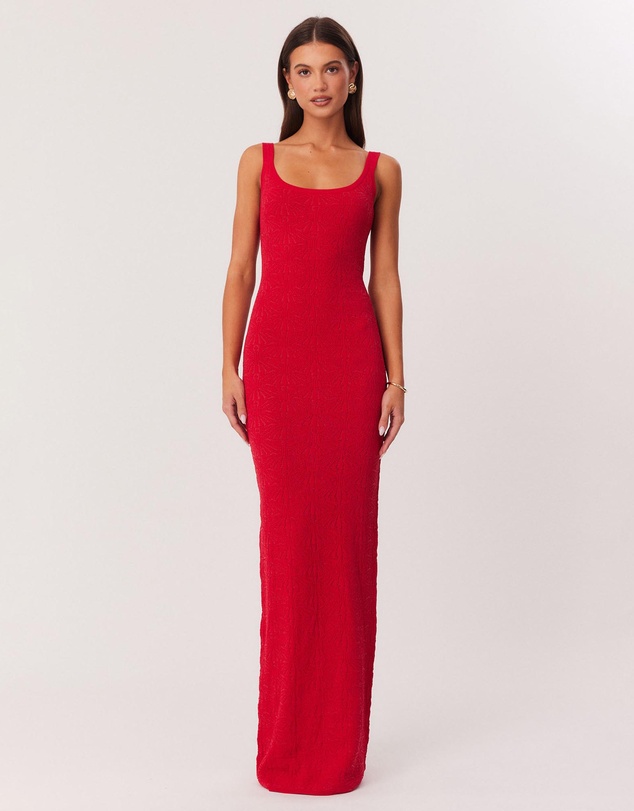 SNDYS - Josefina Jacquard Knit Maxi Dress