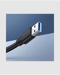 Ugreen - UGreen USB 3.0 A Male to Female Extension Cable 0.5M Black 5Gb s Data Transfer