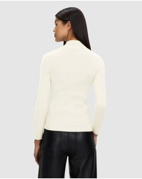 Honey and Beau - High Neck Base Top