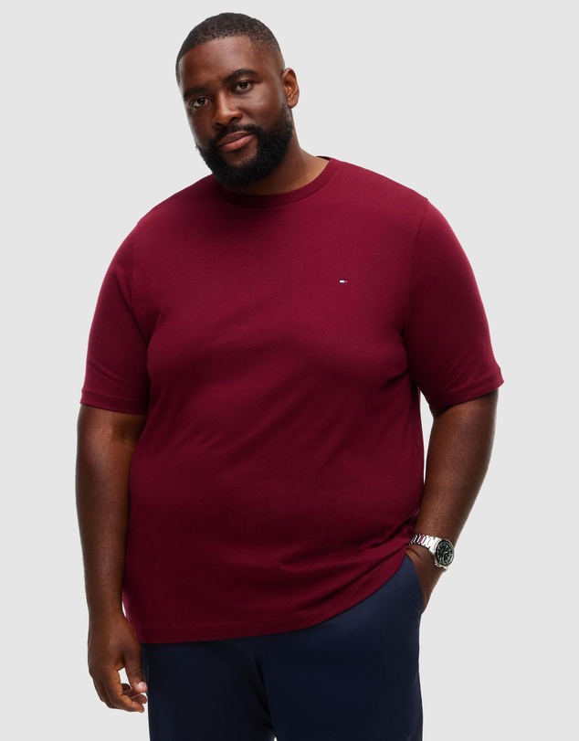 Tommy Hilfiger - Big Tall Essential Reg Fit Solid Tee-B