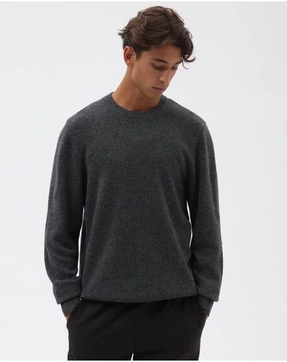 AERE - Premium Wool Crew Neck Knit Jumper